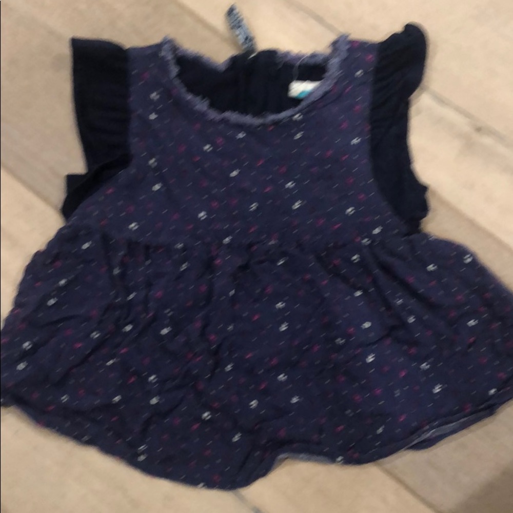 girls flutter sleeve tank